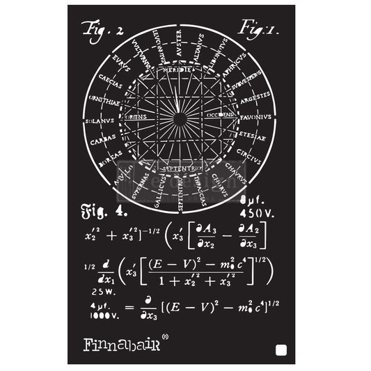 Finnabair Stencil 6x9" Rocket Science