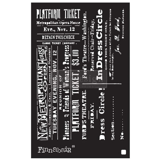 Finnabair Stencil Theatre Night