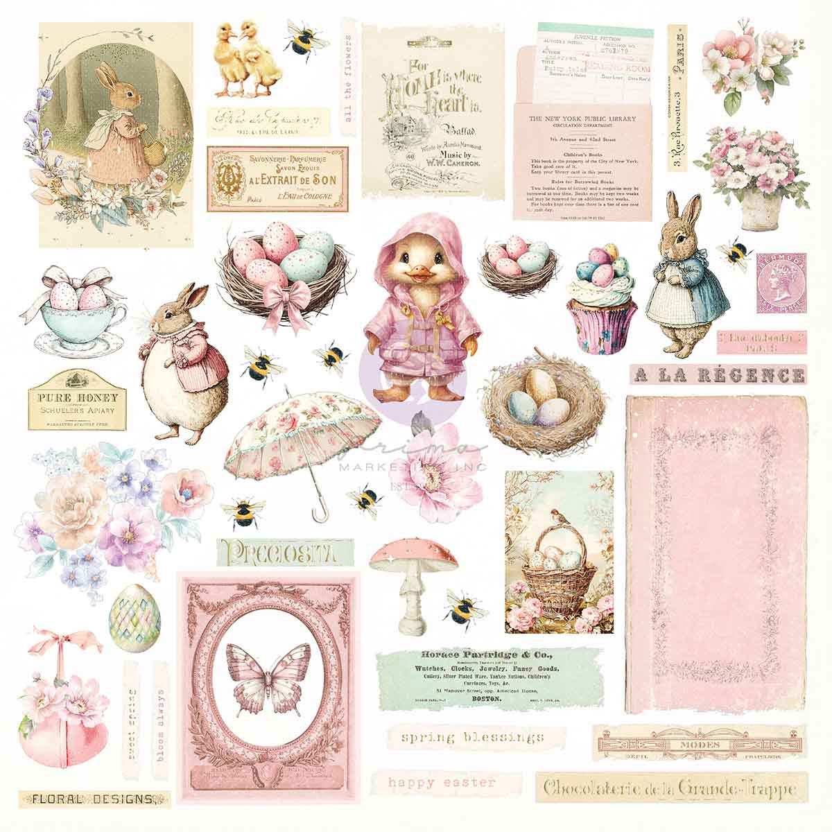 Prima Marketing - Sweet Spring Ephemera 94pcs