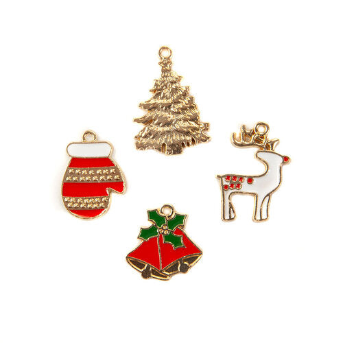 Prima Christmas in the Country Enamel Charms
