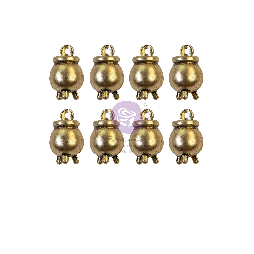 Thirty One Collection Metal Embellishments - Cauldron Charms : 8 pack