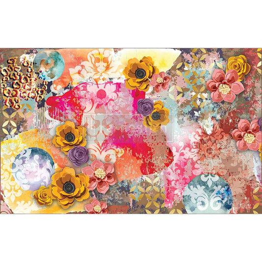 Re-Design With Prima® Decoupage Decor Tissue Paper - Abstract Beauty 19.5x30"