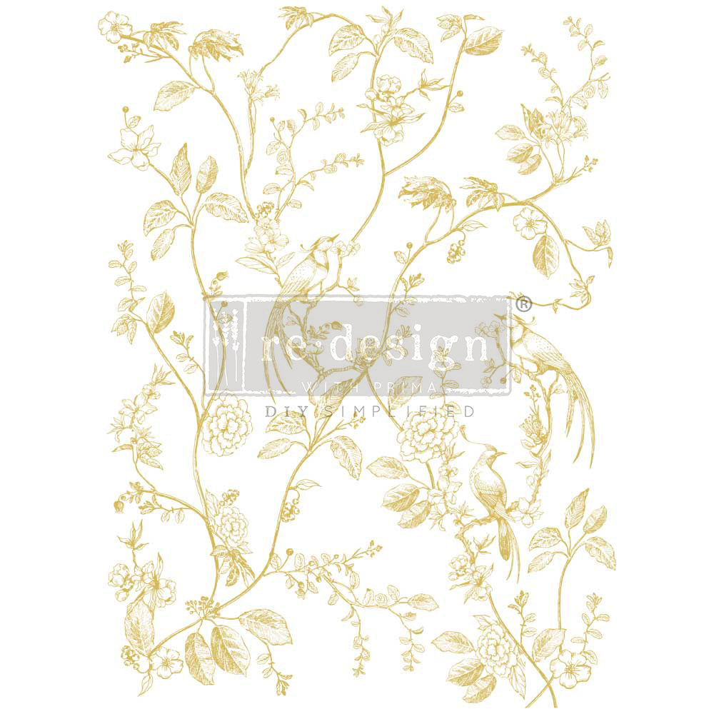 Re-Design With Prima® Decor Transfer Kacha A Bird Song 18x24"