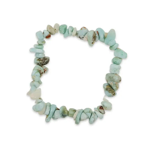 Larimar Chip Bracelet