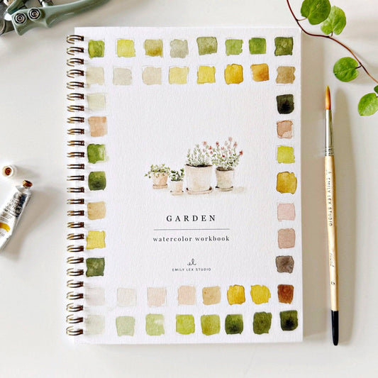 Garden Watercolor Workbook Emily Lex