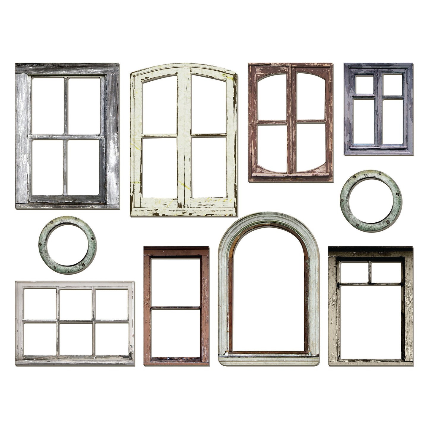 Tim Holtz Idea-ology Baseboard Window Frames 10 PK