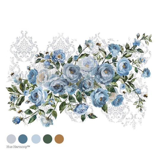 Redesign Decor Transfer Azure Blossom
