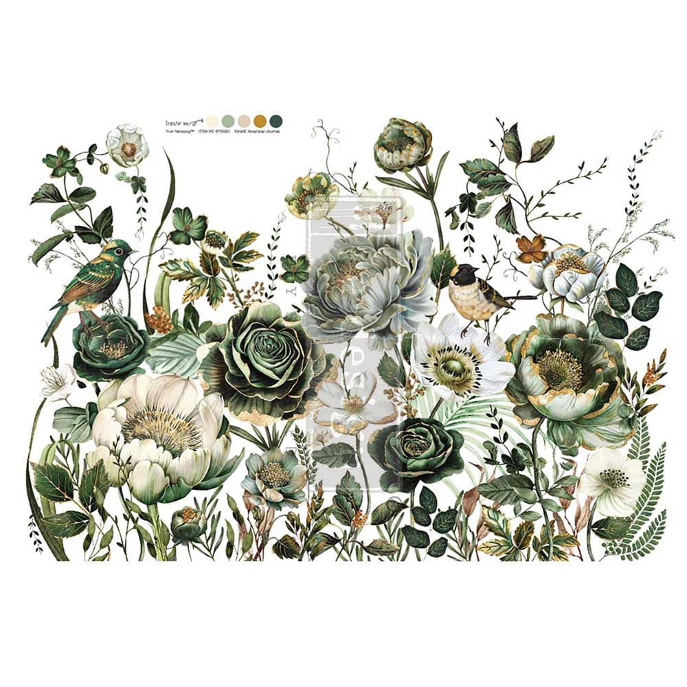 Redesign Decor Transfer Botanical Journal