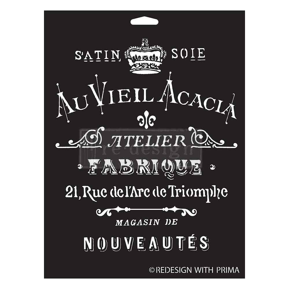 Re-Design Decor Stencil Satin Soie