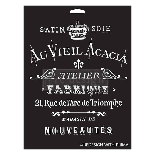 Re-Design Decor Stencil Satin Soie