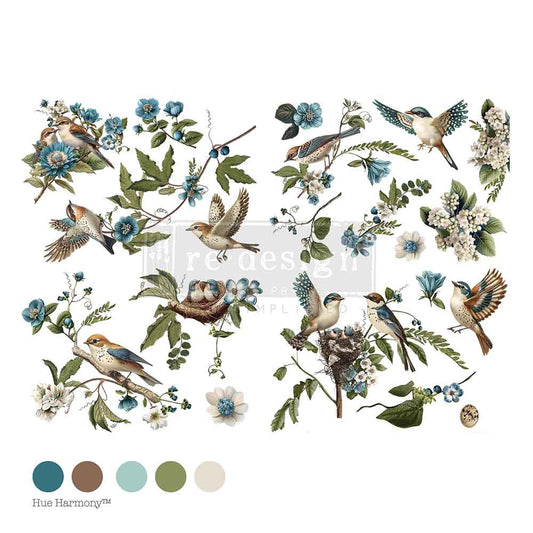 Redesign Decor Transfer Aviary Elegance