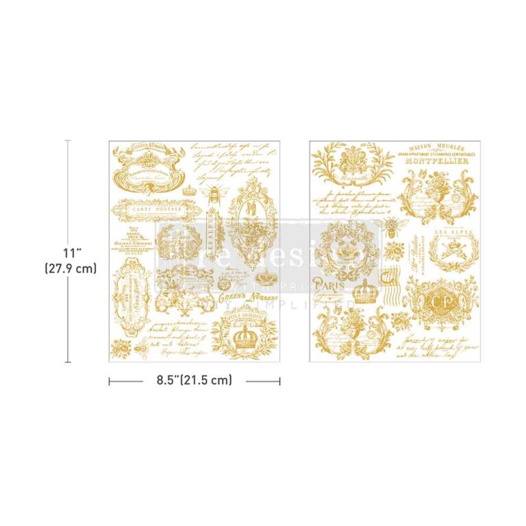 Redesign H20 Transfer Gilded Memories