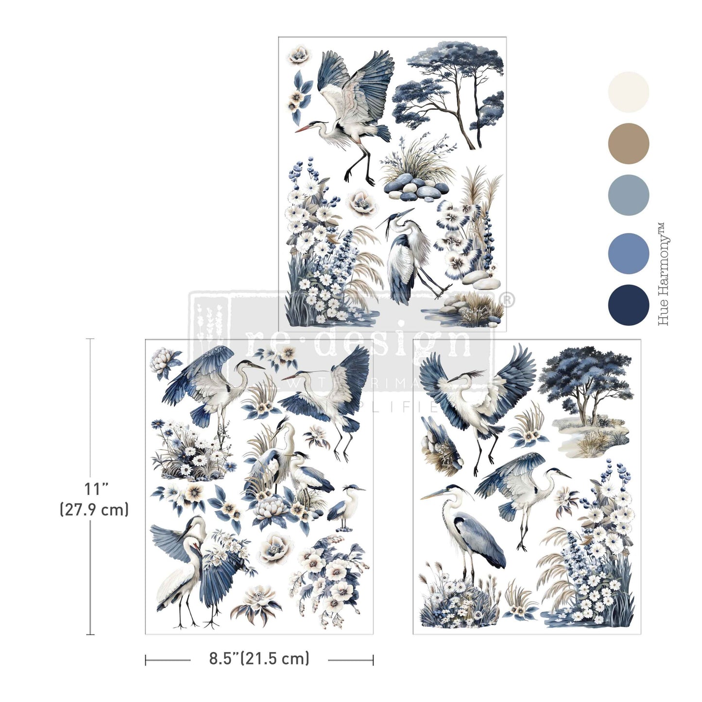 Re-Design With Prima® Middy Transfers - Whispers By The Marsh 8.5x11"