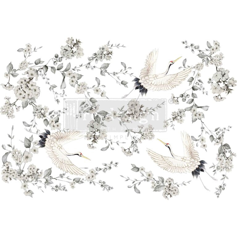 Re-Design With Prima® Decor Transfer - Sliver Wings 24x35"