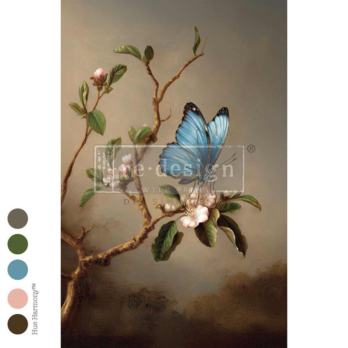 Re-Design With Prima® Decoupage Fiber Cerulean Soliloquy 19.5x30"