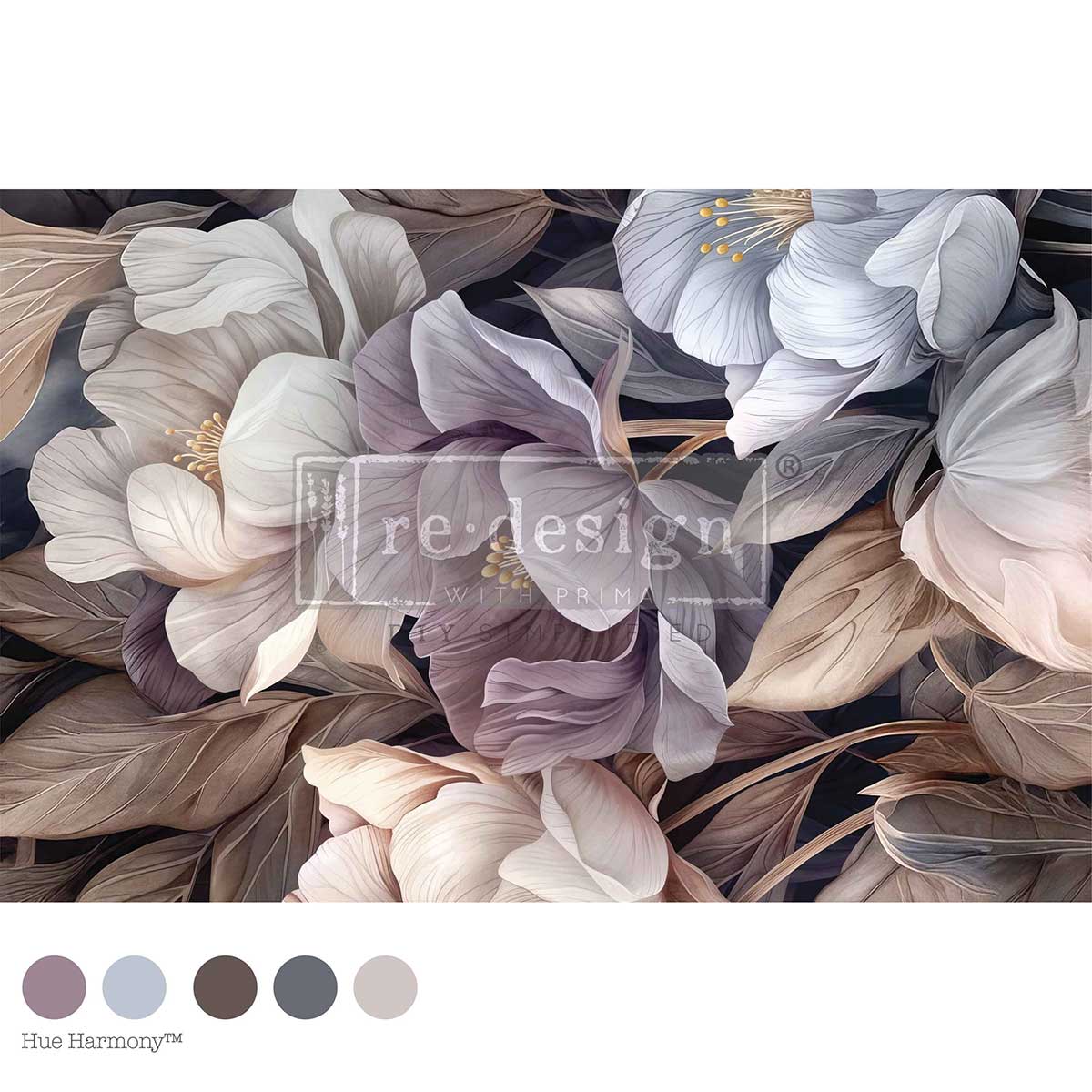 Re-Design With Prima® Decoupage Fiber - Petals in Prose 19.5x30"