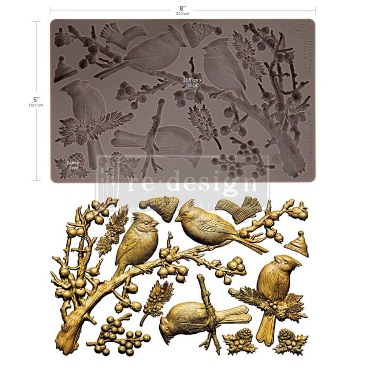Re-Design With Prima® Decor Mould - Cardinal Grace 5x8"