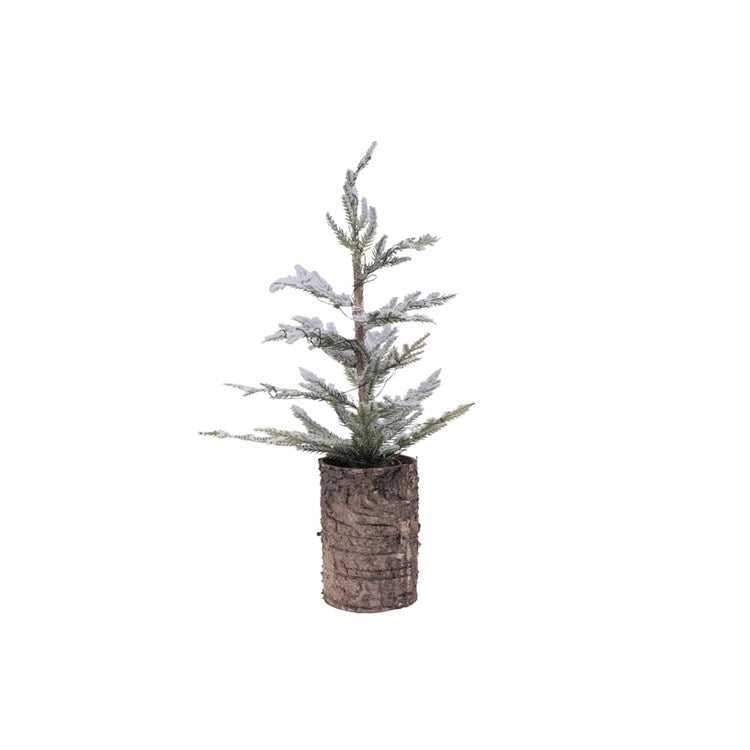 LED Spruce Birch Snow Covered Tree (size large to small)
