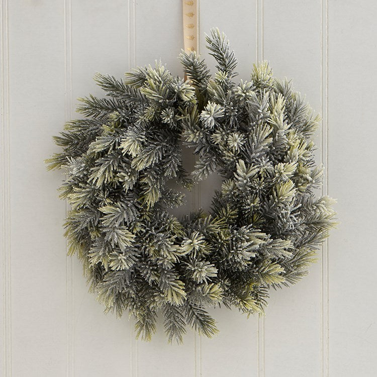 Soft Frosted Fir Wreath