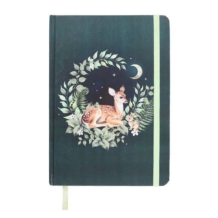 Something Different Wholesale Green Fawn A5 Notebook