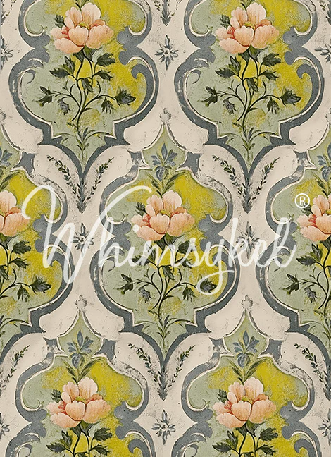 Whimsykel Designs : Decoupage Paper : Romantic Fleurs 29x21"