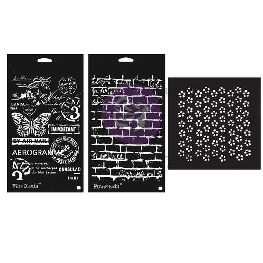 Prima Limited Edition Stencil Set Perfectly Grungy