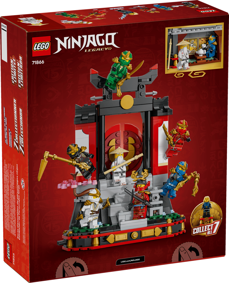 Lego Ninja Character Display 15th Anniversary
