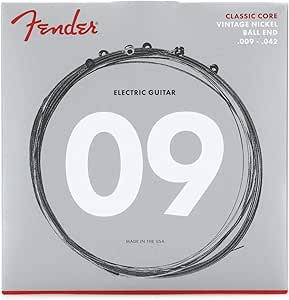 Fender classic core .009-.042 vintage nickel ball end electric guitar strings