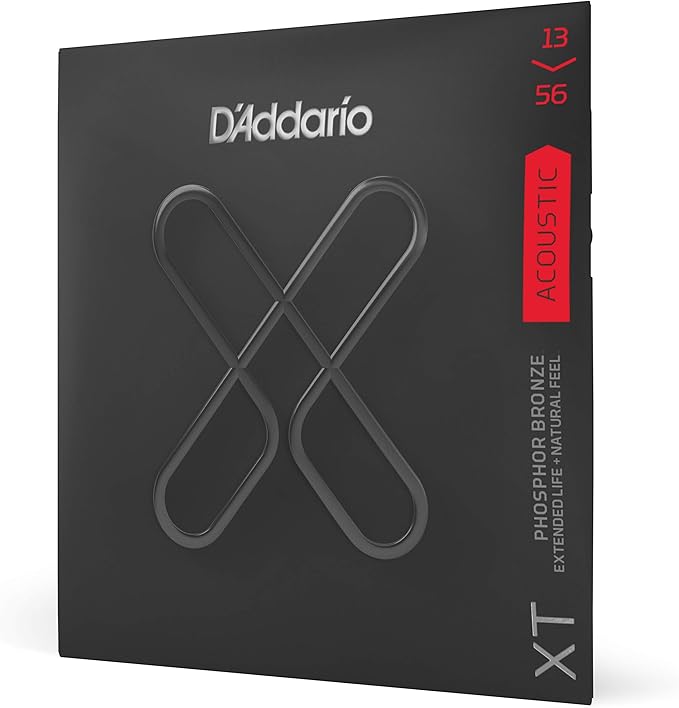 D'addario xt .013-.056 phosphor bronze exlife acoustic guitar strings XTAPB1356