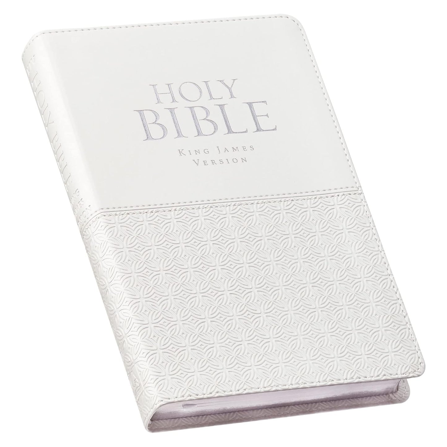 KJV The Holy Bible Deluxe Gift Bible - White