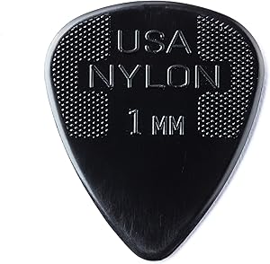 DUNLOP 1.0MM 44P1.0 12 PACK NYLON STNDRD PICKS