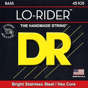 DR low rider .045-.105 4 string stainless steel electric bass strings