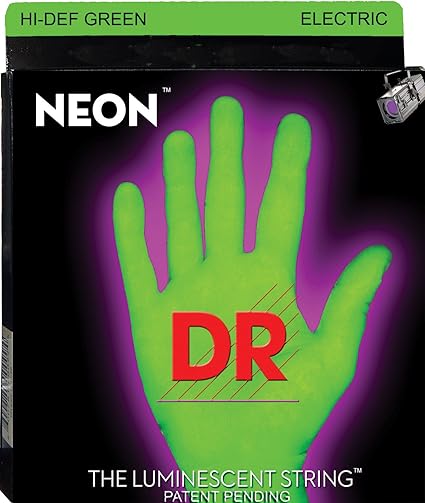 DR ELECTRIC NEON GREEN 11-50 STRINGS