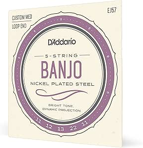 D'ADDARIO EJ57 5-STRING BANJO CUSTOM MED