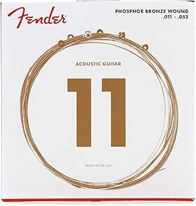 FENDER 60CL CUSTOM LIGHT ACOUSTIC GUITAR STRINGS