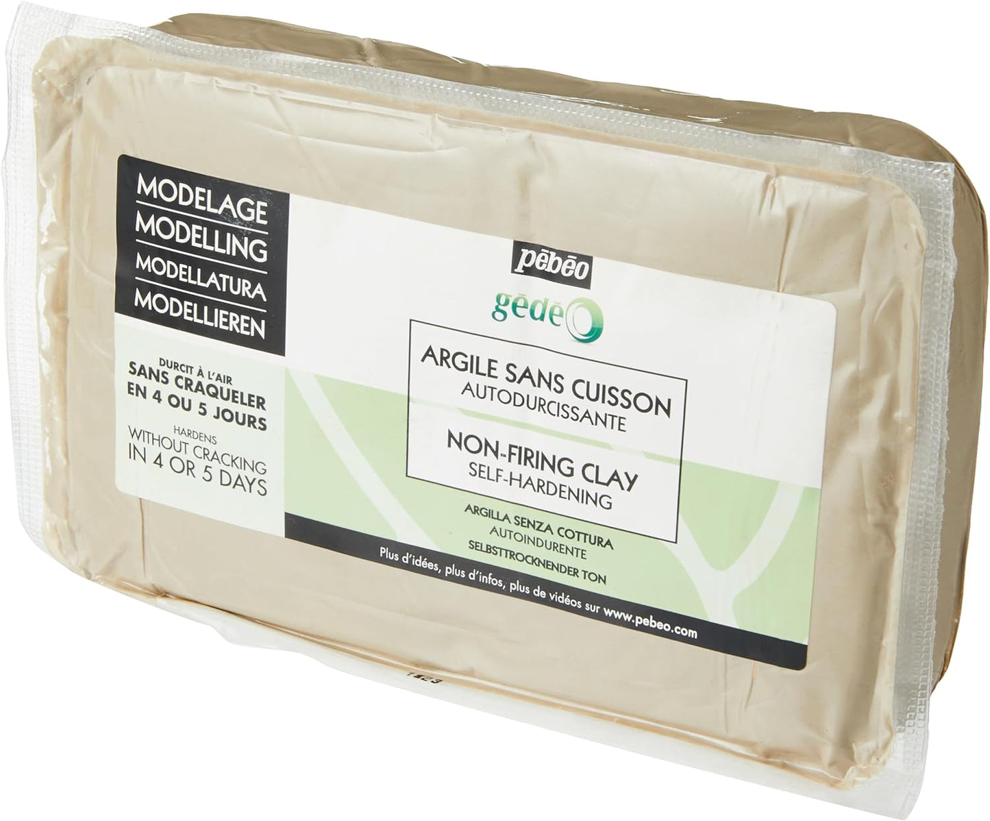 Gedeo Clay 1.5 kg Non Firing White