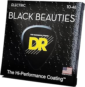 DR ELECTRIC 10-46 BLACK BEAUTIES STRINGS