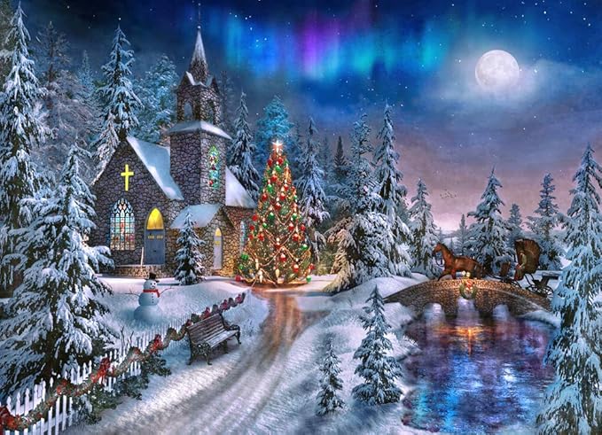 Vermont Christmas Company : Christmas Night Jigsaw Puzzle 1000pcs