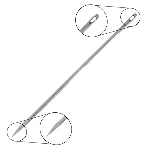 Tulip Leather Needle Short 2 Pcs .96x39.4 mm