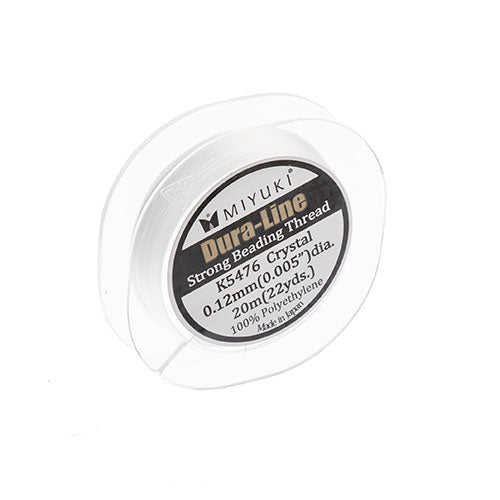 Miyuki Dura-Line 20m Crystal Clear 0.12mm Strong Beading Thr