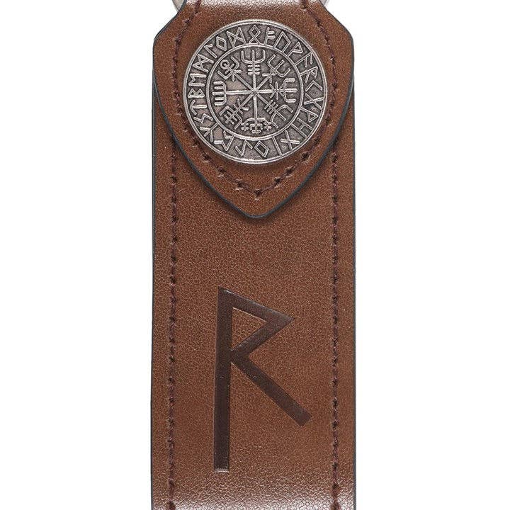 Something Different Wholesale Journey Viking Rune Faux Leather Keyring