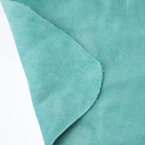 Cow Leather - Turquoise apx 15-22sqft
