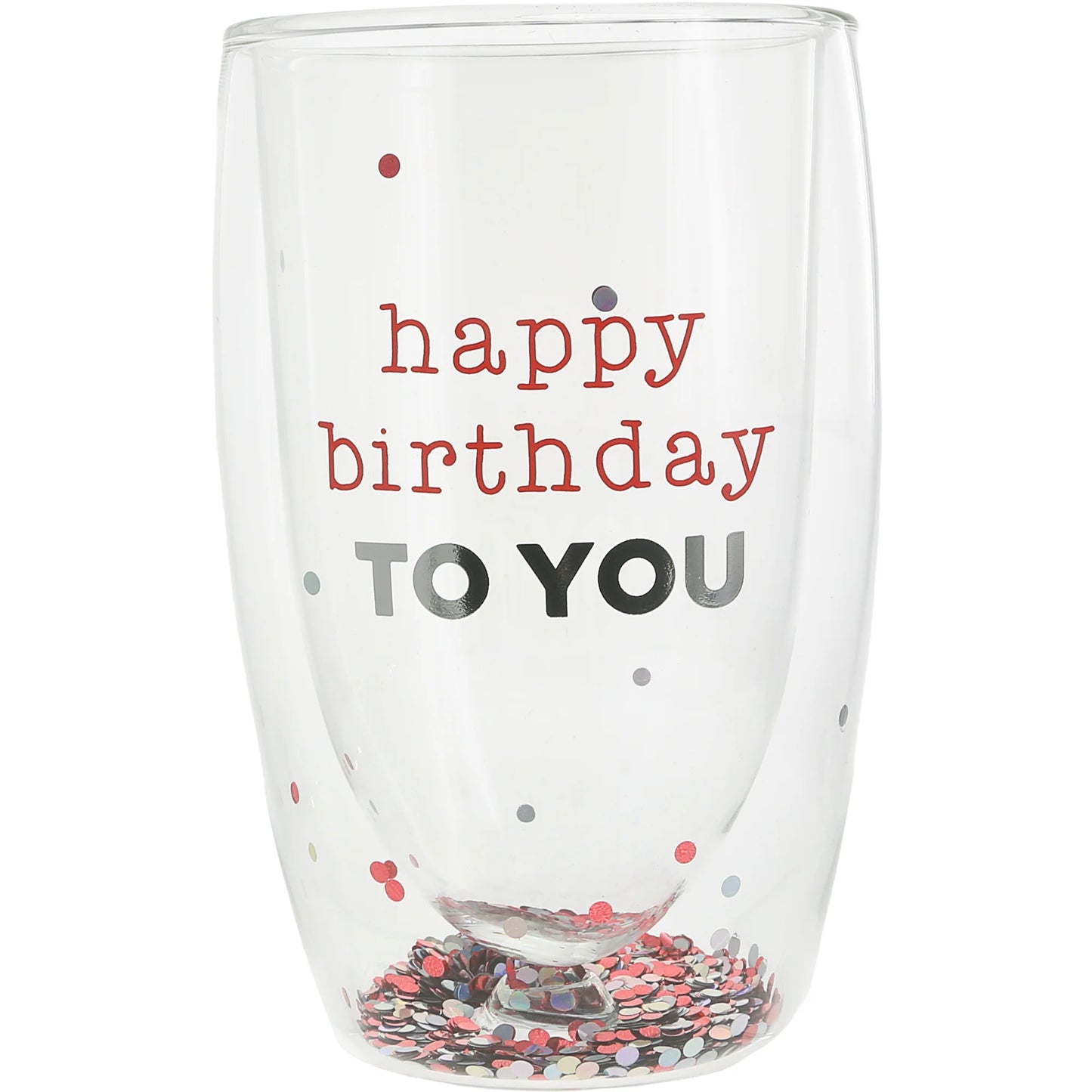 Happy Birthday DBL Walled Glass