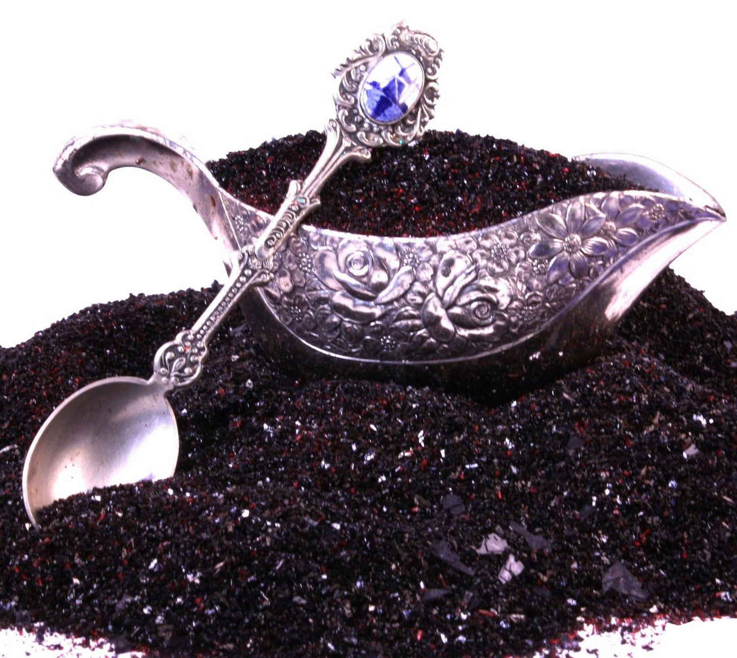 Meyer Glitter Devil Black Molten Red