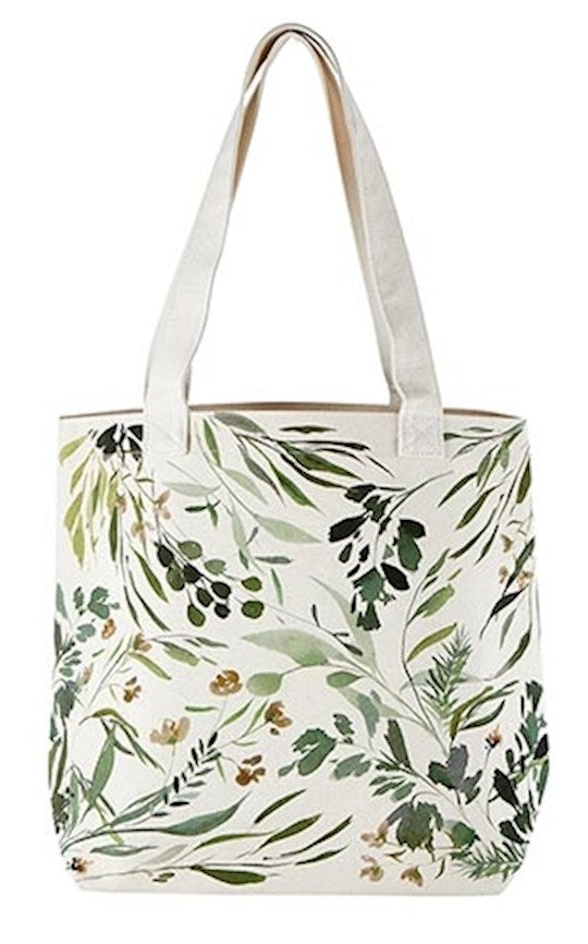 CANVAS TOTE LOVED/FLORAL