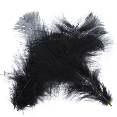 Dazzle-it : Feathers - Marabou Feather Bulk Black