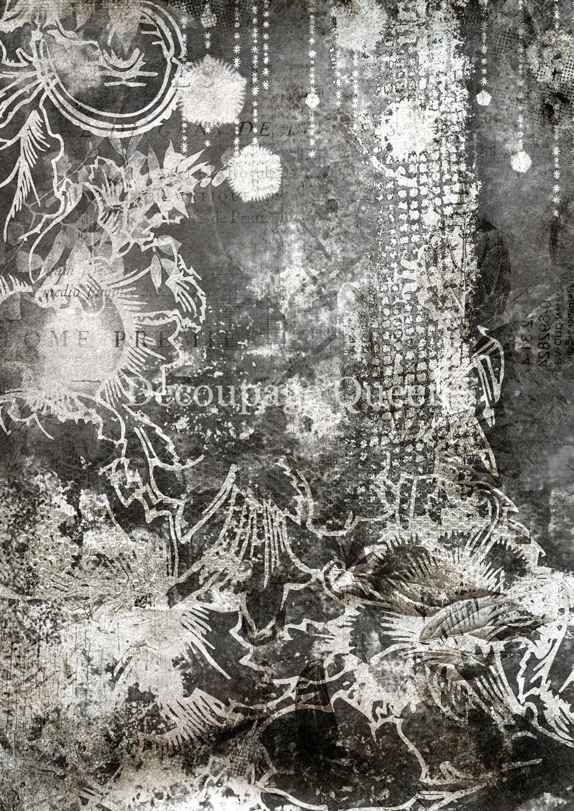 Decoupage Queen - Classic Glam Background A4 Rice Paper