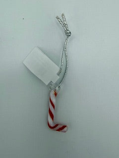 "L" CANDY STRIPPED ORNAMENT