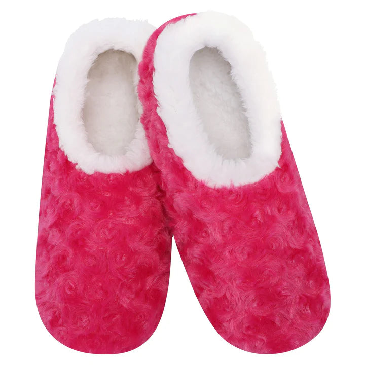 Snoozies! - Women's A Bouquet of Roses Slippers Pink - Size Variety