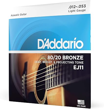 D'ADDARIO 80/20 BRONZE LIGHT EJ11
